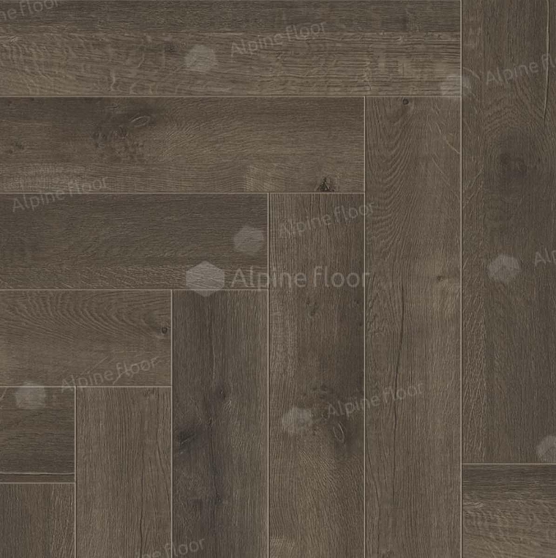 фото Виниловый ламинат alpine floor parquet lvt eco 16-19 дуб антарес 590х118х2,5 мм