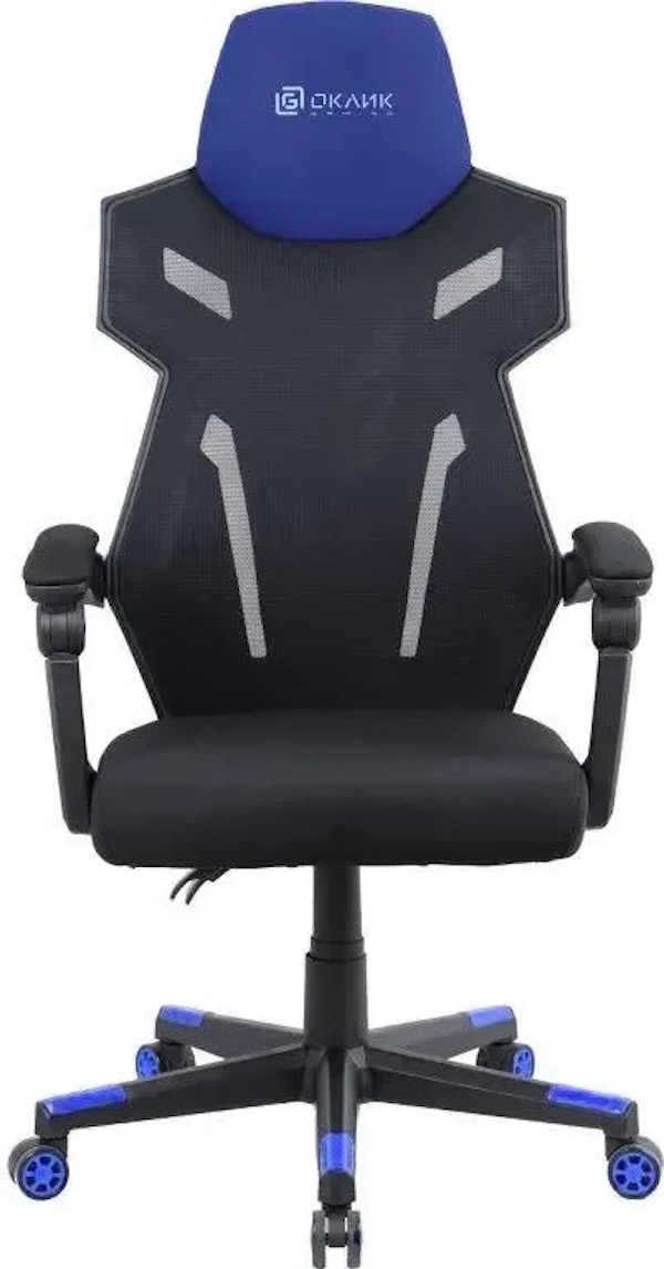 

Кресло игровое Oklick 111G, на колесиках, сетка/ткань, черный/синий 1873068, Кресло игровое Oklick 111G, на колесиках, сетка/ткань, черный/синий [1873068]