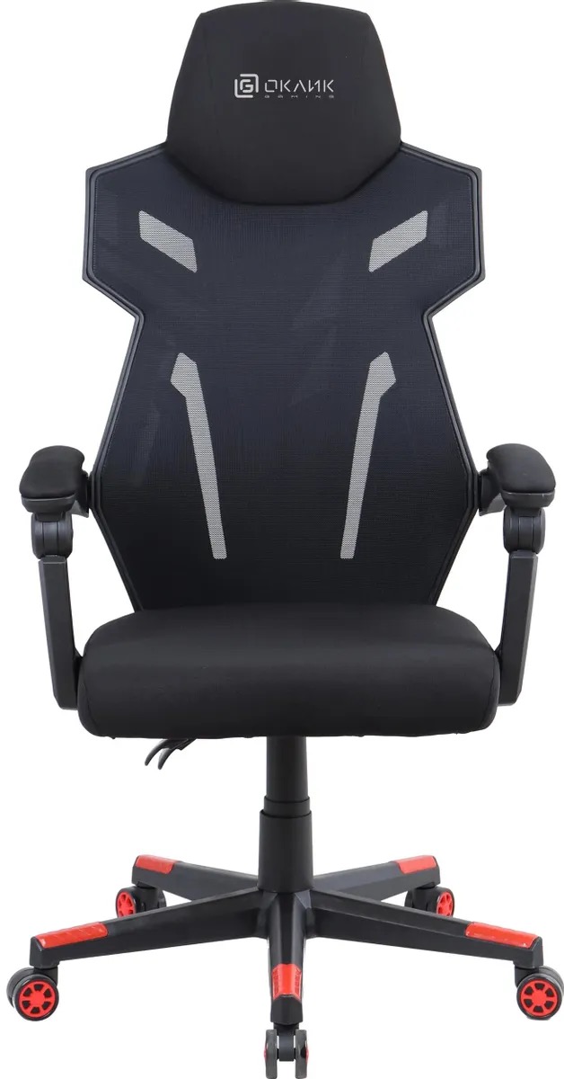 

Кресло игровое Oklick 111G, на колесиках, сетка/ткань, черный 1892164, Кресло игровое Oklick 111G, на колесиках, сетка/ткань, черный [1892164]