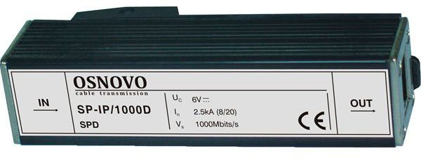 

Osnovo Грозозащита OSNOVO SP-IP/1000D