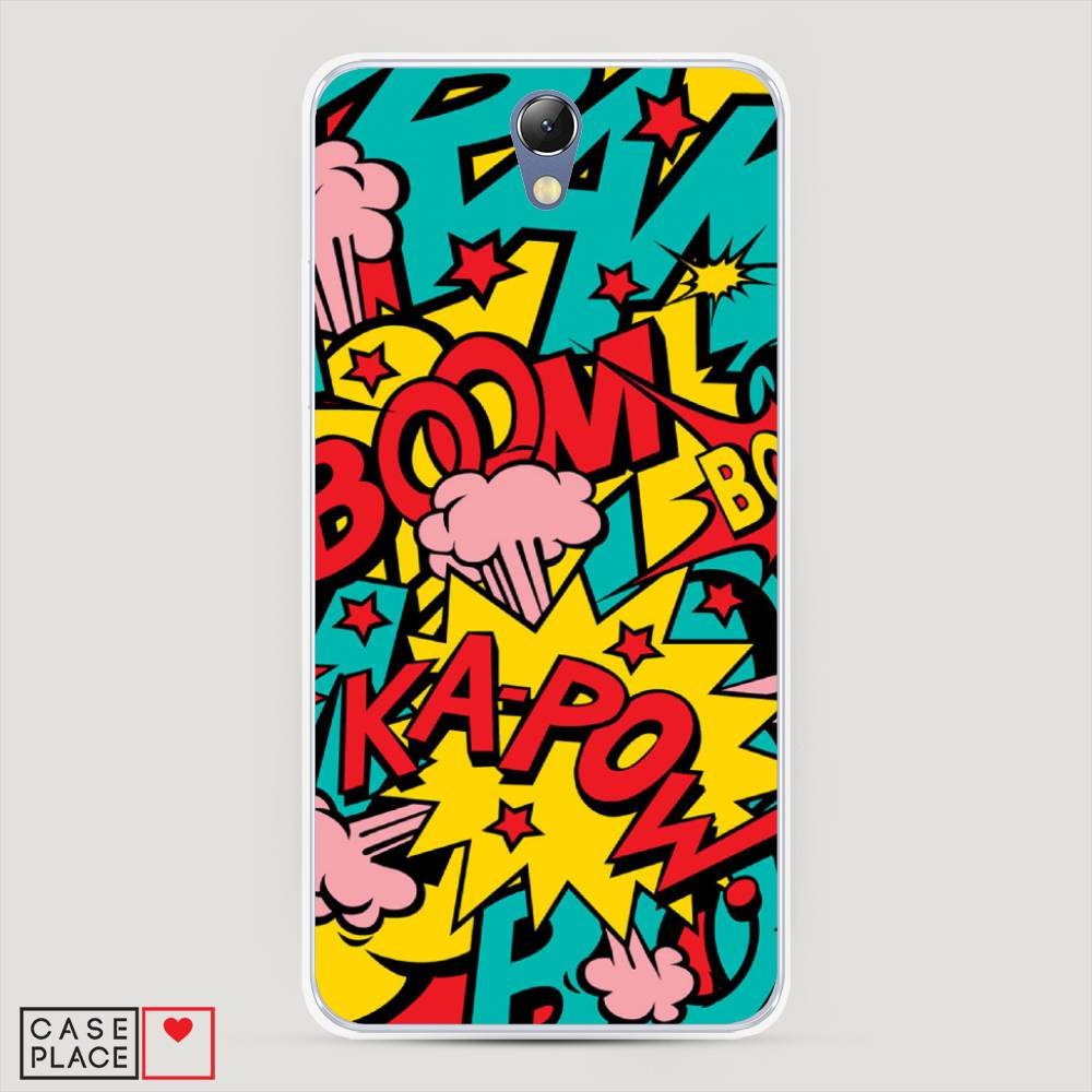 

Чехол Awog на Lenovo Vibe S1 / Леново Vibe S1 "Постер pop art", Голубой;желтый;красный, 111450-9