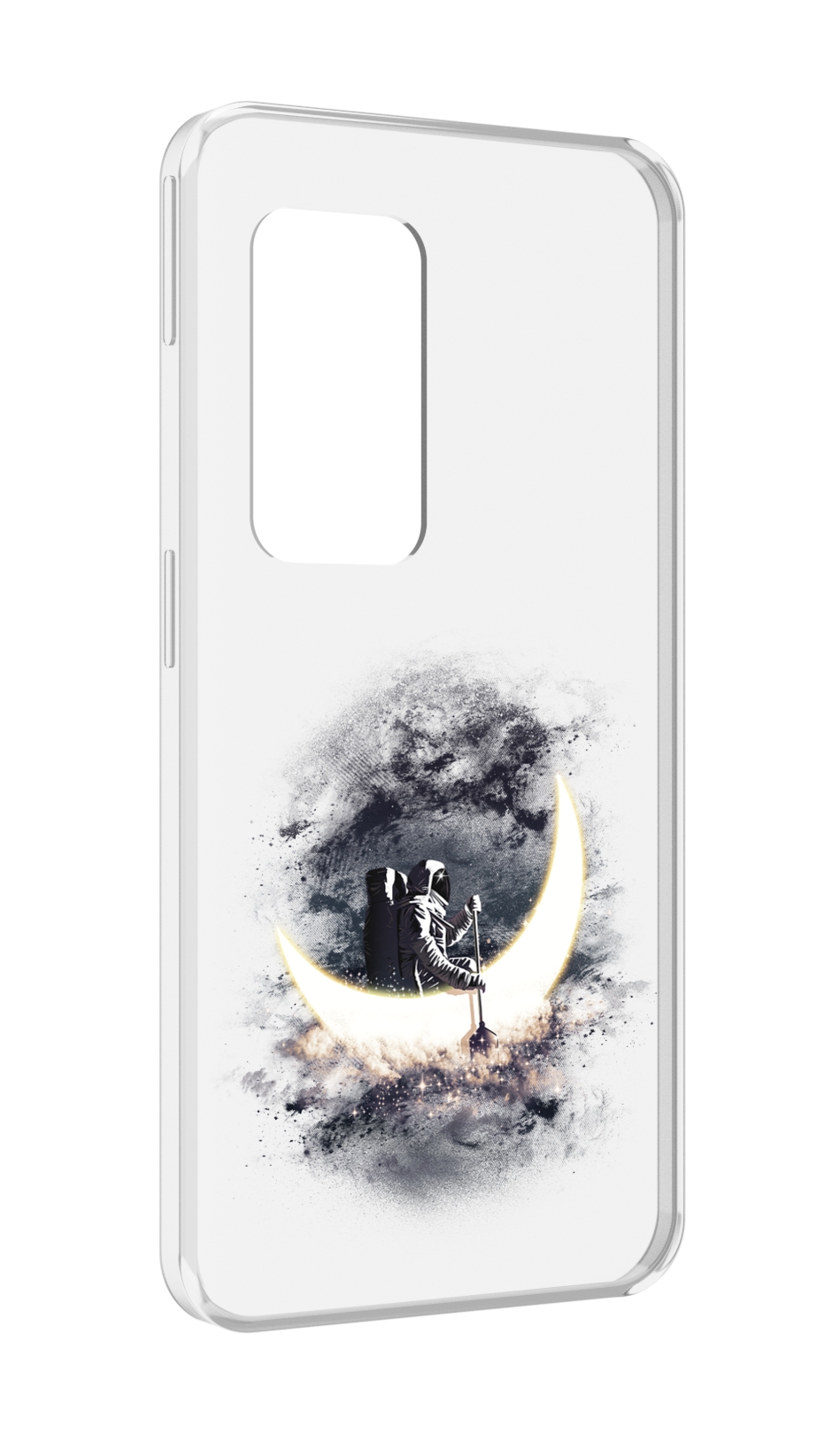 

Чехол MyPads лунный путешественник для UleFone Power Armor X11 Pro, Прозрачный, Tocco