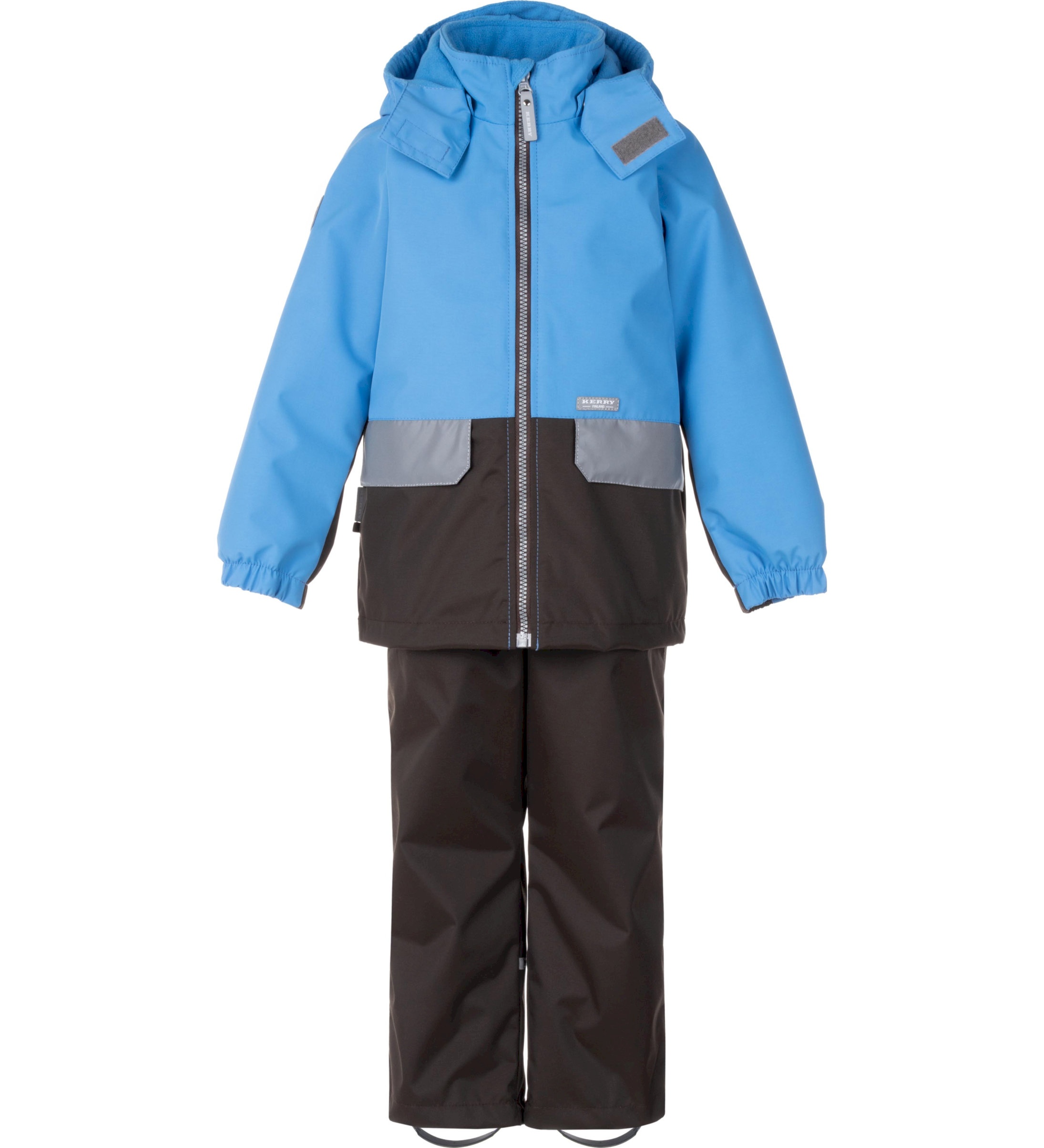 Комплект верхней одежды детский KERRY K24020, голубой; серый, 128