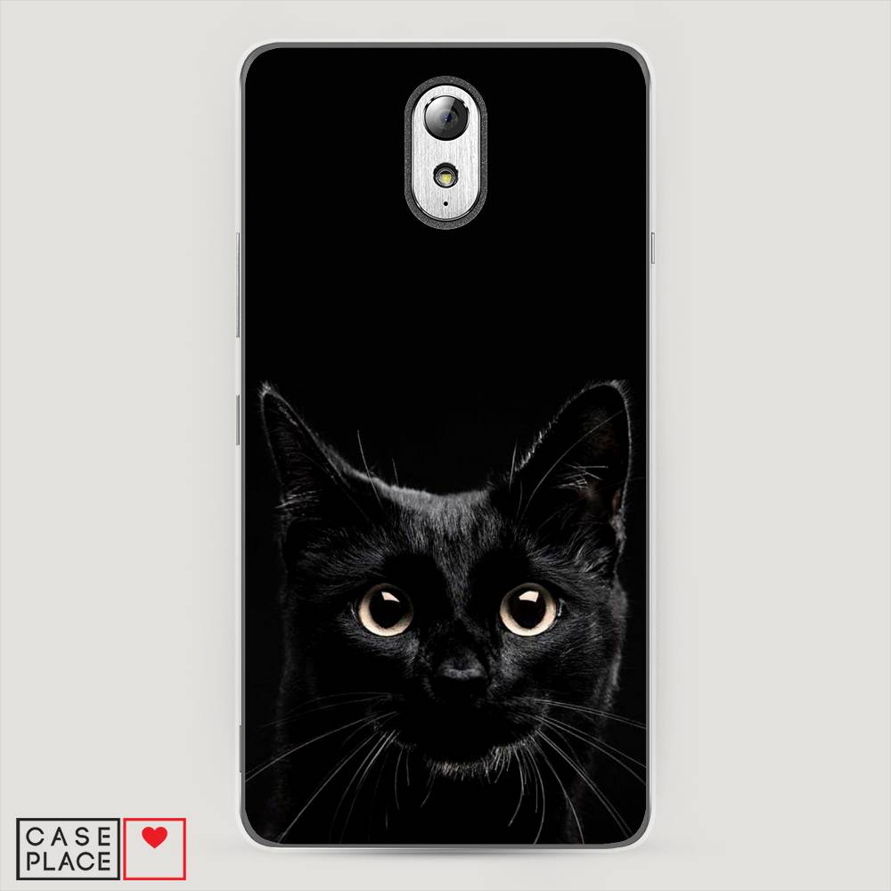 

Чехол Awog на Lenovo Vibe P1m / Леново Vibe P1m "Добрый кот", Черный, 111350-1