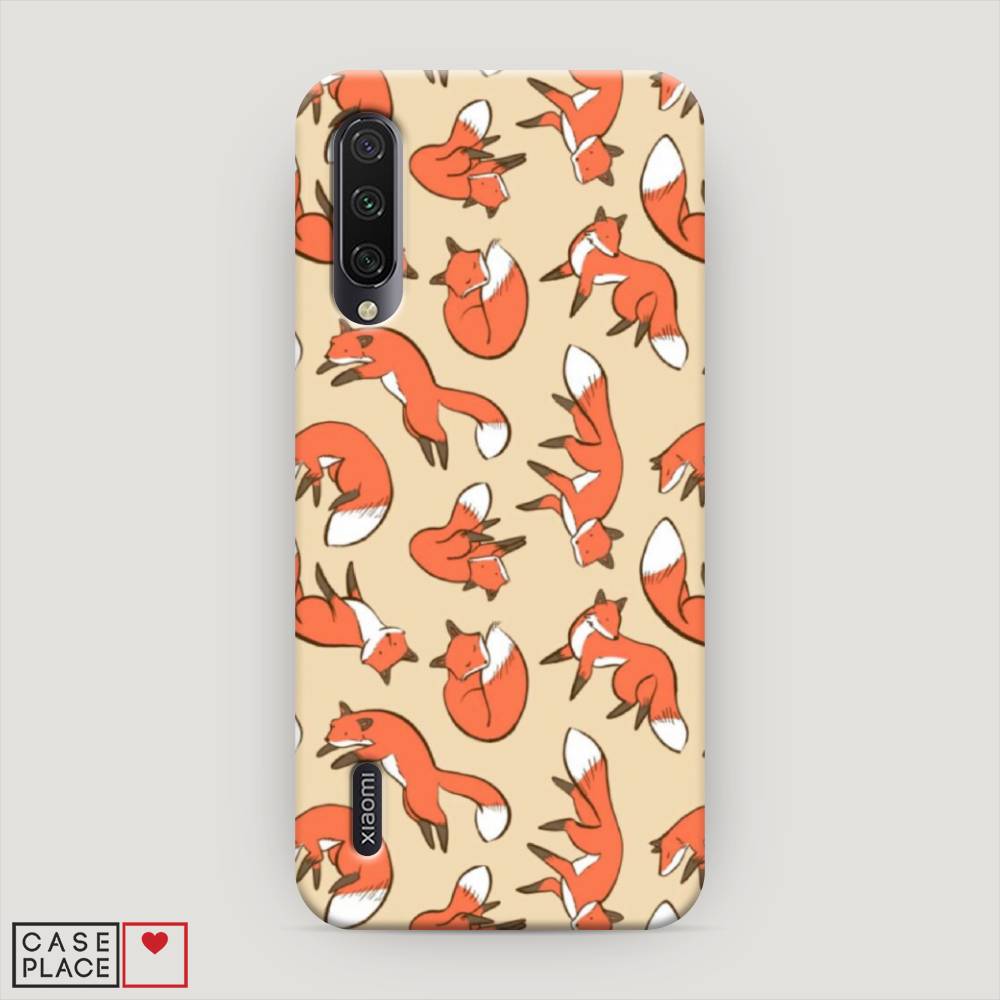 

Пластиковый чехол "Лисички фон" на Xiaomi Mi CC9E, 35920-2
