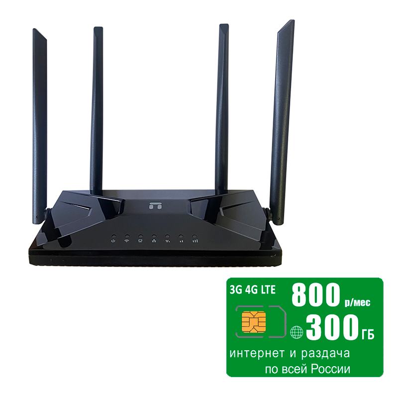 

Wi-Fi роутер с LTE-модулем NETIS MW5360 (komplekt-netis-mega800-SG-sb), MW5360