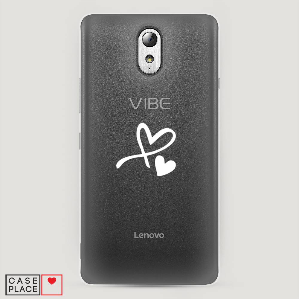 

Чехол Awog на Lenovo Vibe P1m / Леново Vibe P1m "Сердечко минимализм", Белый, 111350-6