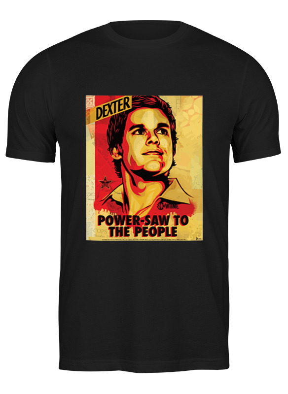 

Футболка мужская Printio Dexter (декстер) черная XL, Черный, Dexter (декстер)