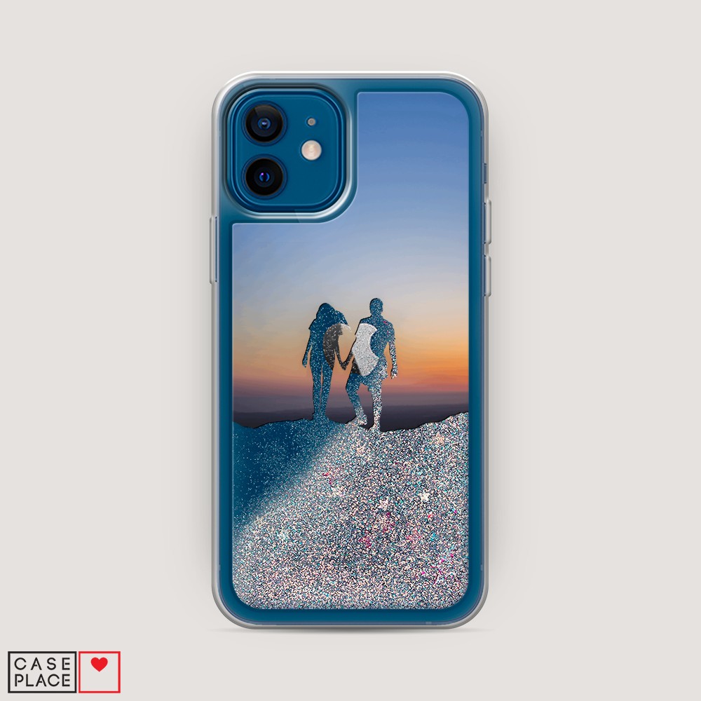 

Чехол Awog на Apple iPhone 12 / Айфон 12 "Пара на краю света", Разноцветный, 12591-1