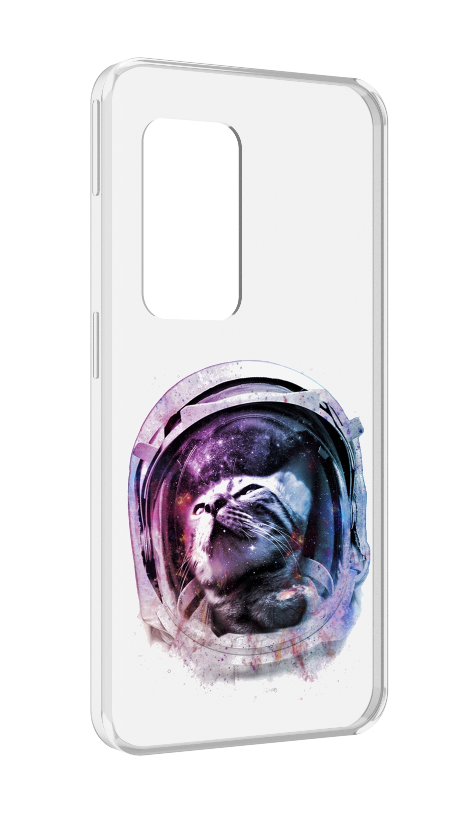 

Чехол MyPads кот в шлеме для UleFone Power Armor X11 Pro, Прозрачный, Tocco