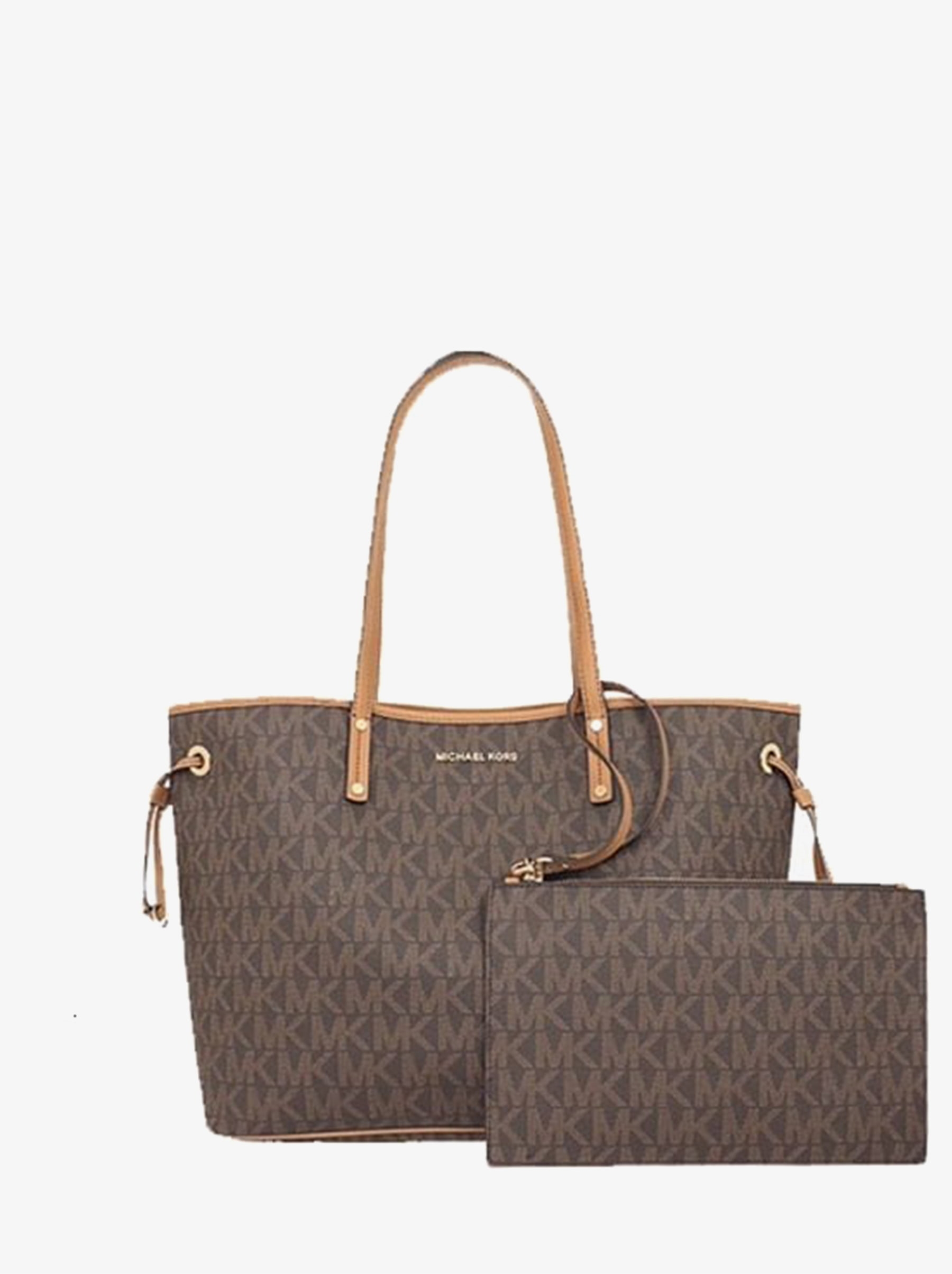 

Сумка женская Michael Kors B00481 коричневая;темно-коричневая 28x45x15, Коричневый, B00481