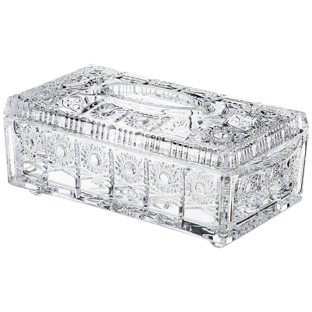

Салфетница "Muza crystal" 24,5x12,5 см. высота 10 см. Lefard_195-196, 195-196