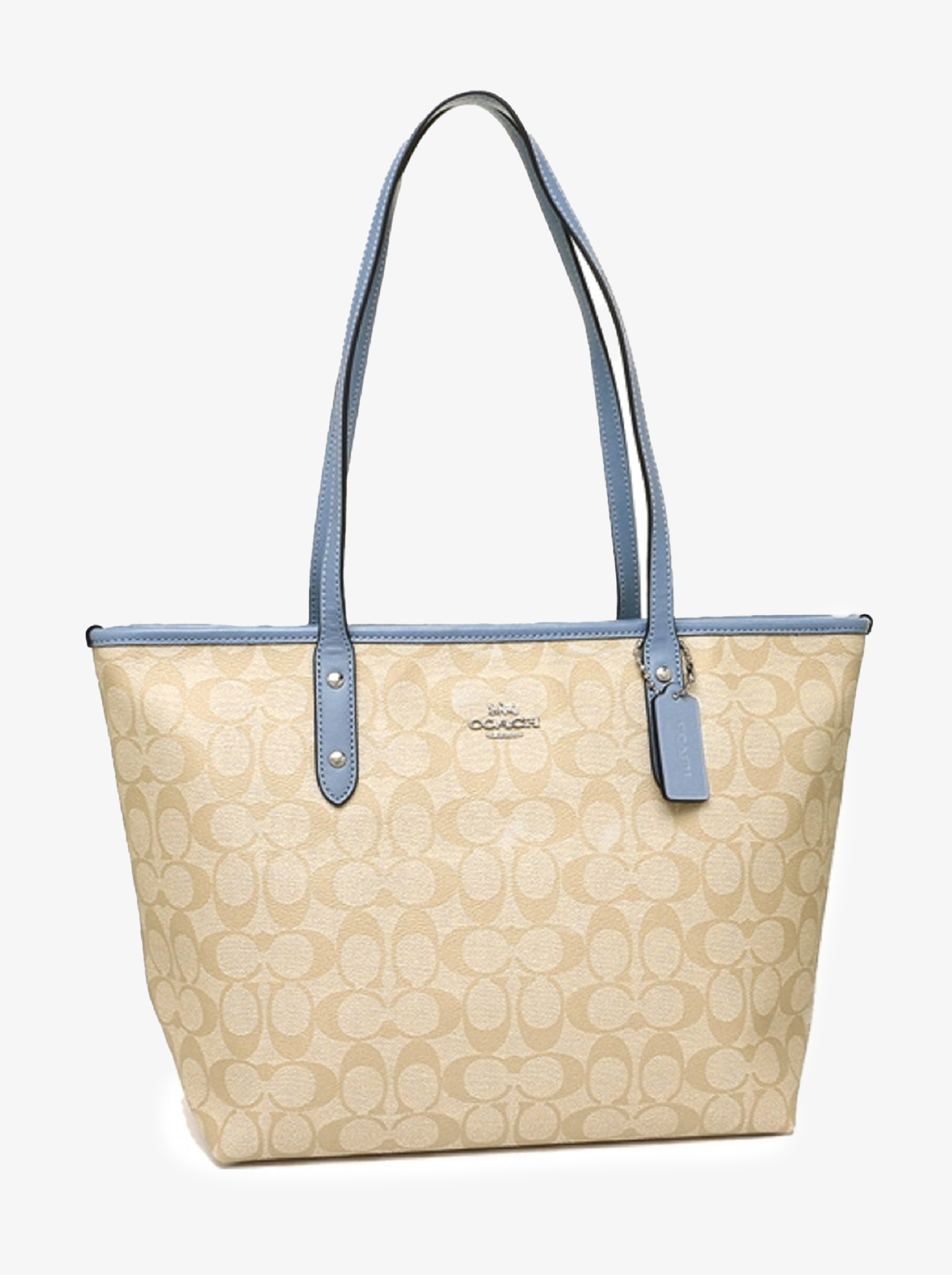 

Сумка женская Coach CH0376 бежевая 24х11х29, Бежевый, CH0376