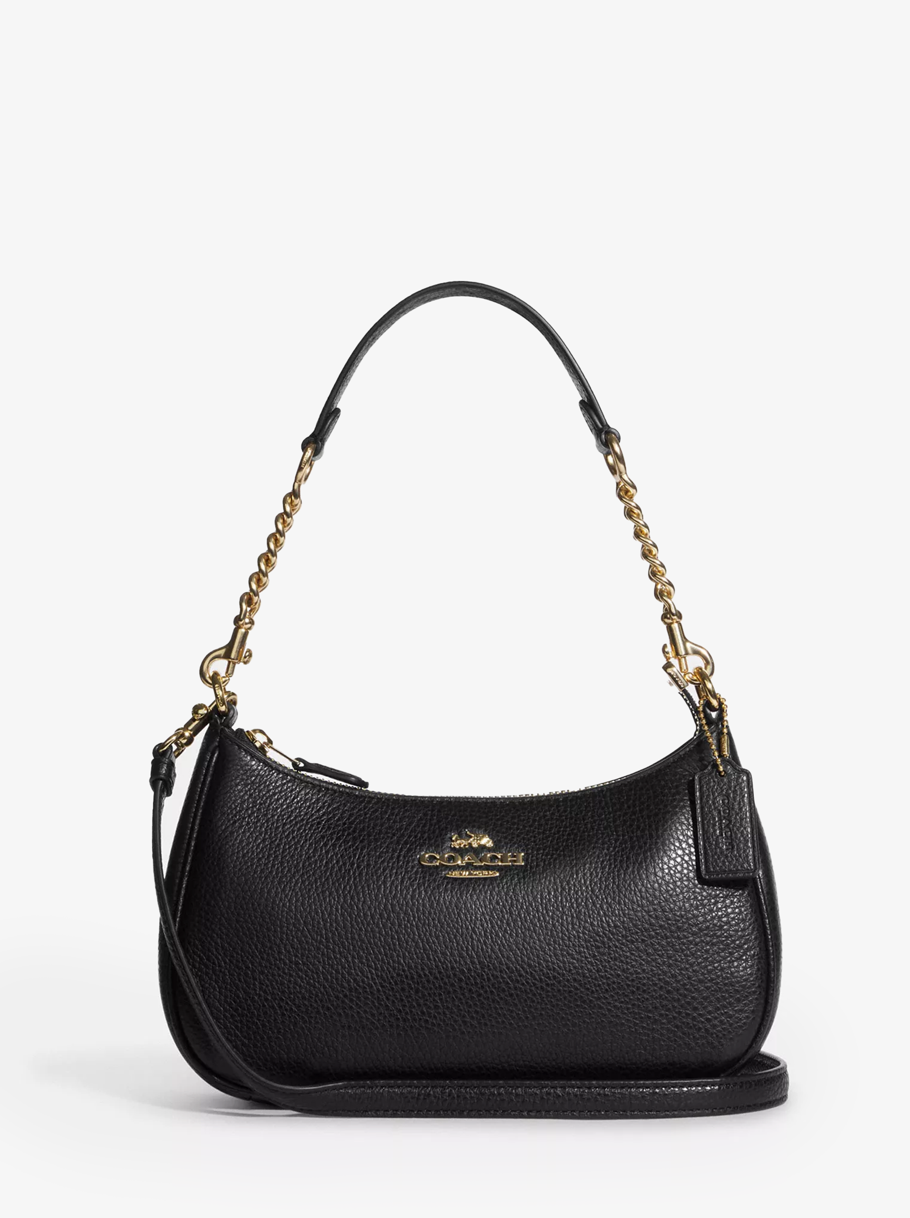 

Сумка женская Coach CH0370 черная 15х8х24, Черный, CH0370