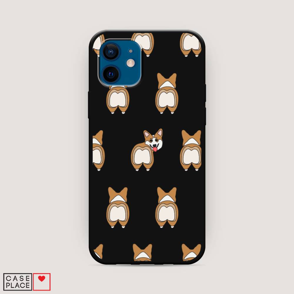 

Чехол Awog на Apple iPhone 12 / Айфон 12 "Милый корги фон", Разноцветный, 12552-1