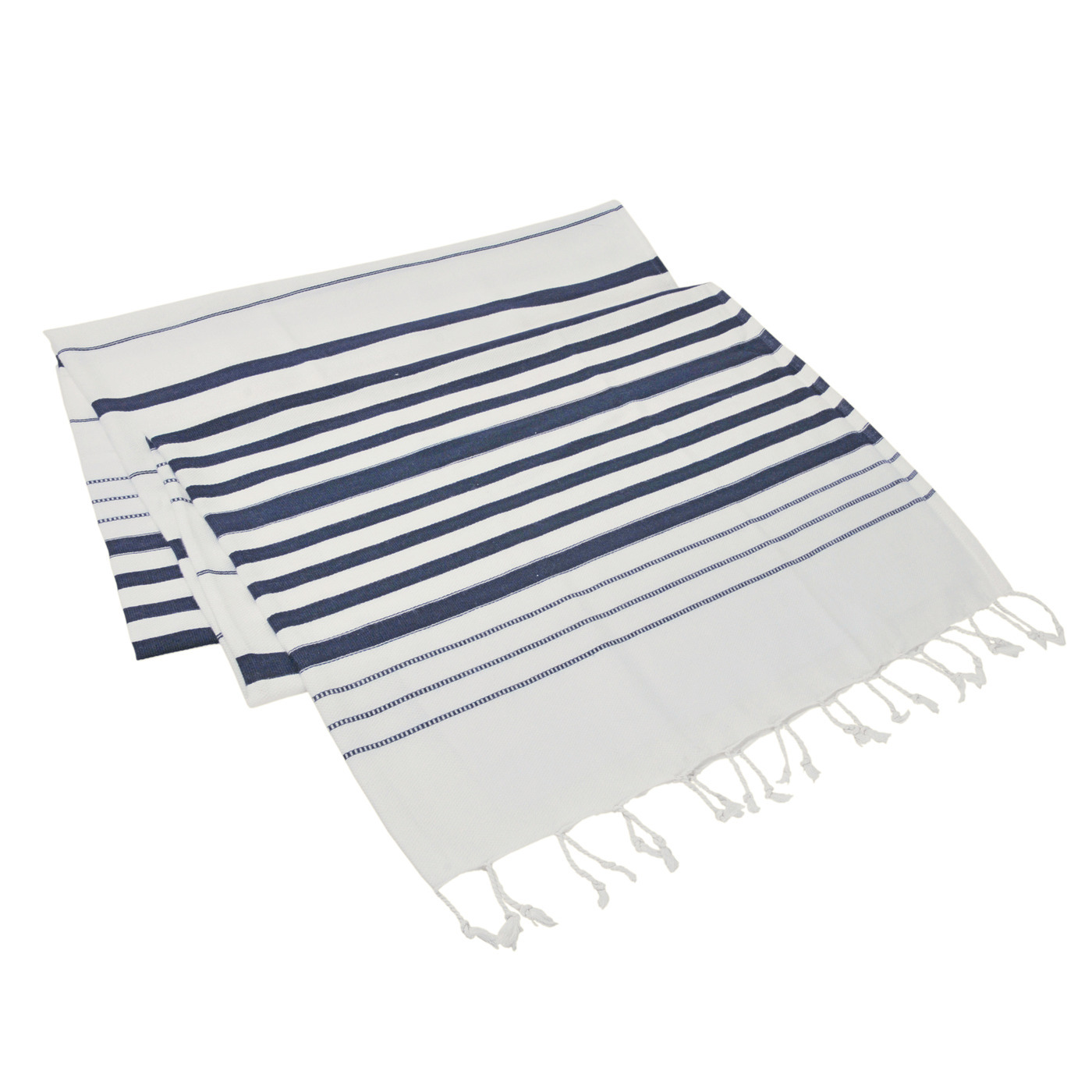 

Пештемаль Hamam MARINE, 100x180 см, белоснежный, тёмно-синий, MARINE