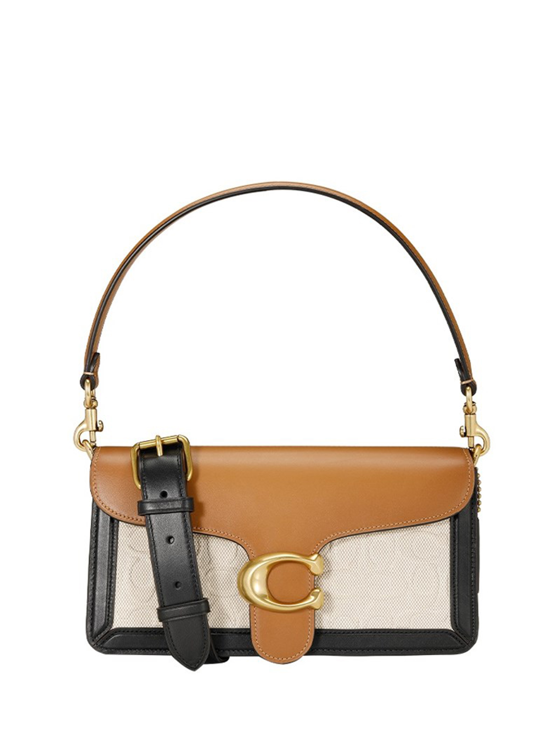 

Сумка женская Coach CH0265 песочная;черная;бежевая 15x26x7, Коричневый;черный;бежевый, CH0265