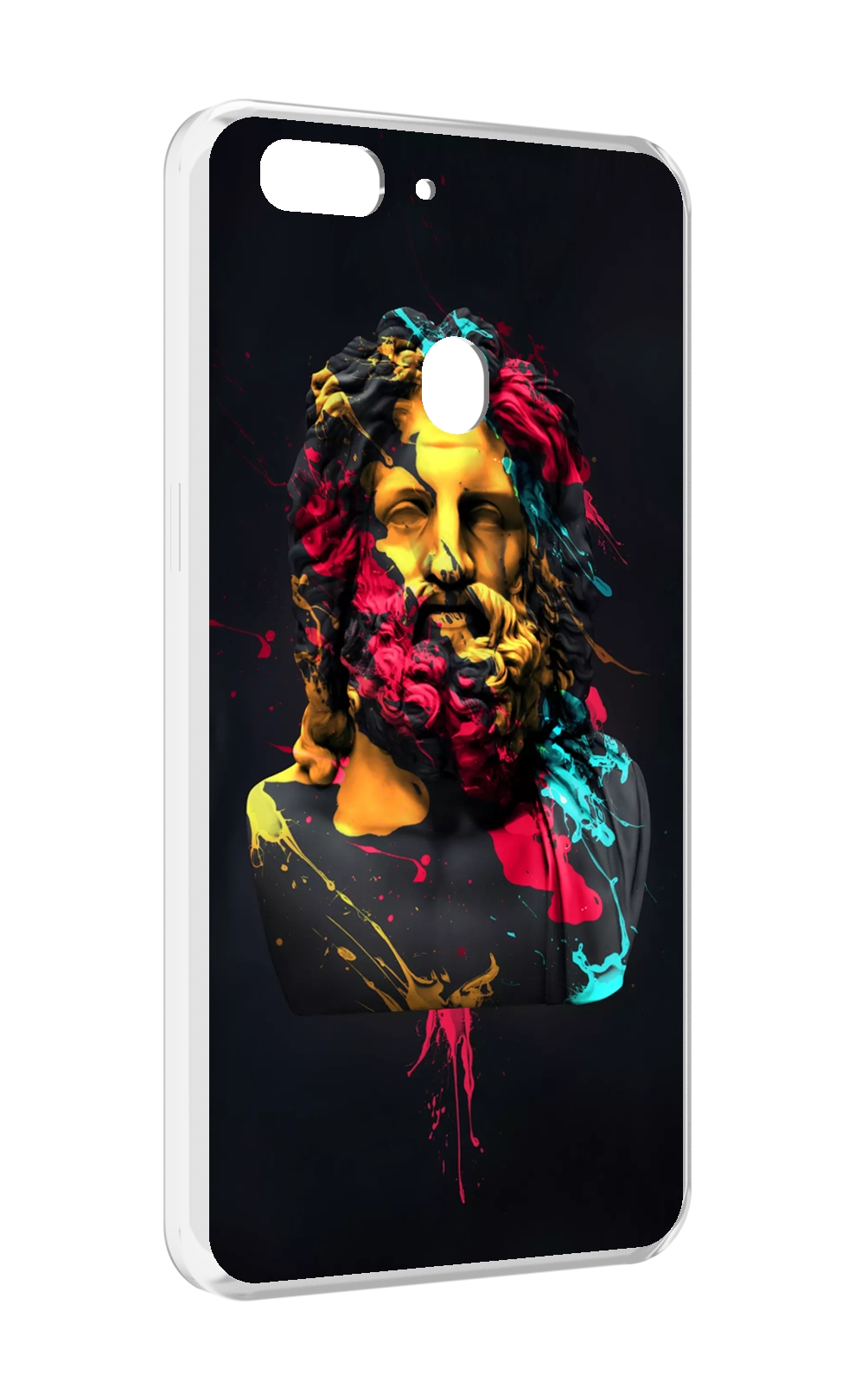 

Чехол MyPads арт-статуя-краски для Oppo Realme 2, Прозрачный, Tocco
