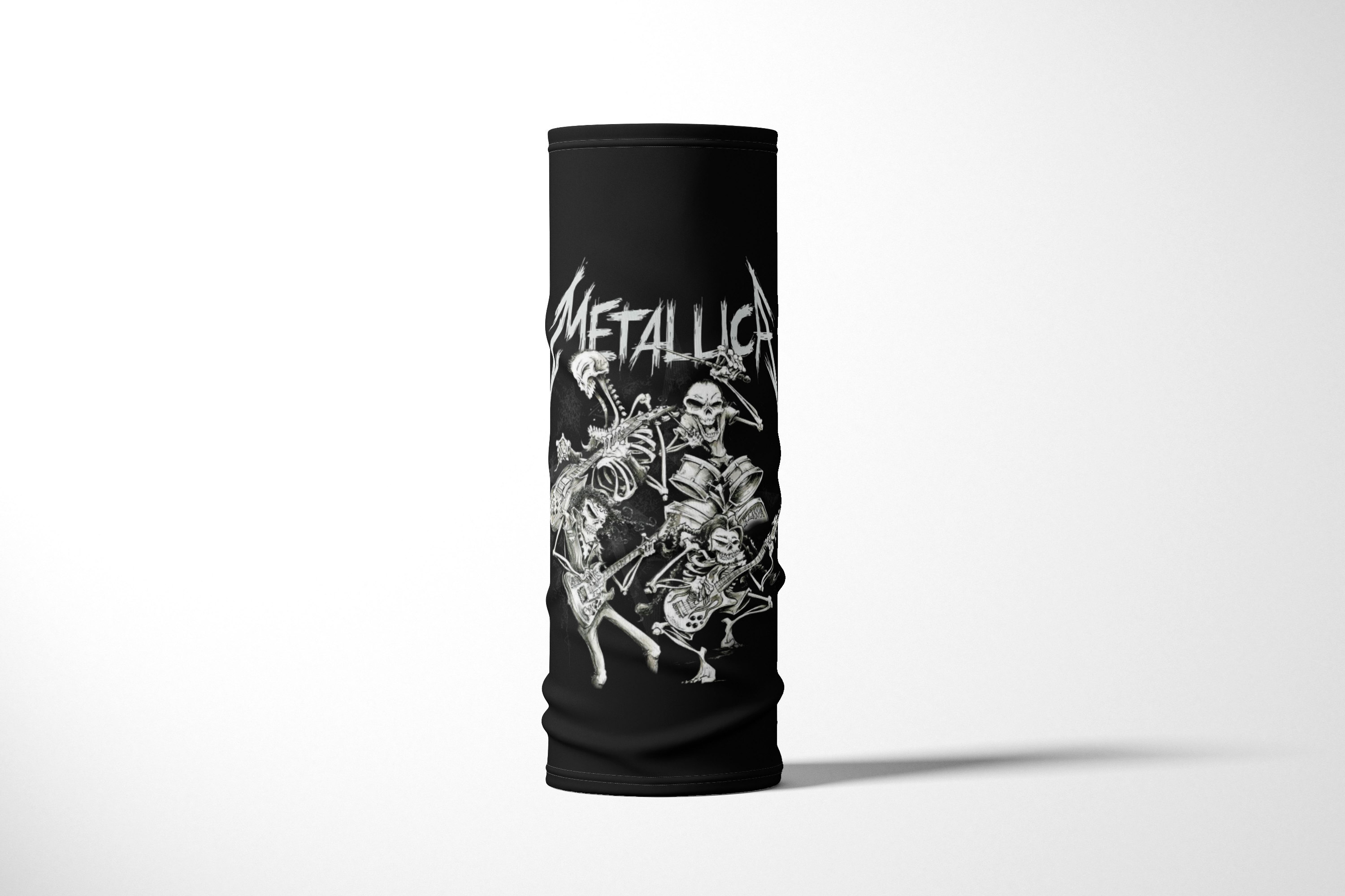 

Бандана / Бафф / Снуд-трансформер / Рок / Metallica, Черный;серый, BBuffVM_VM1817539