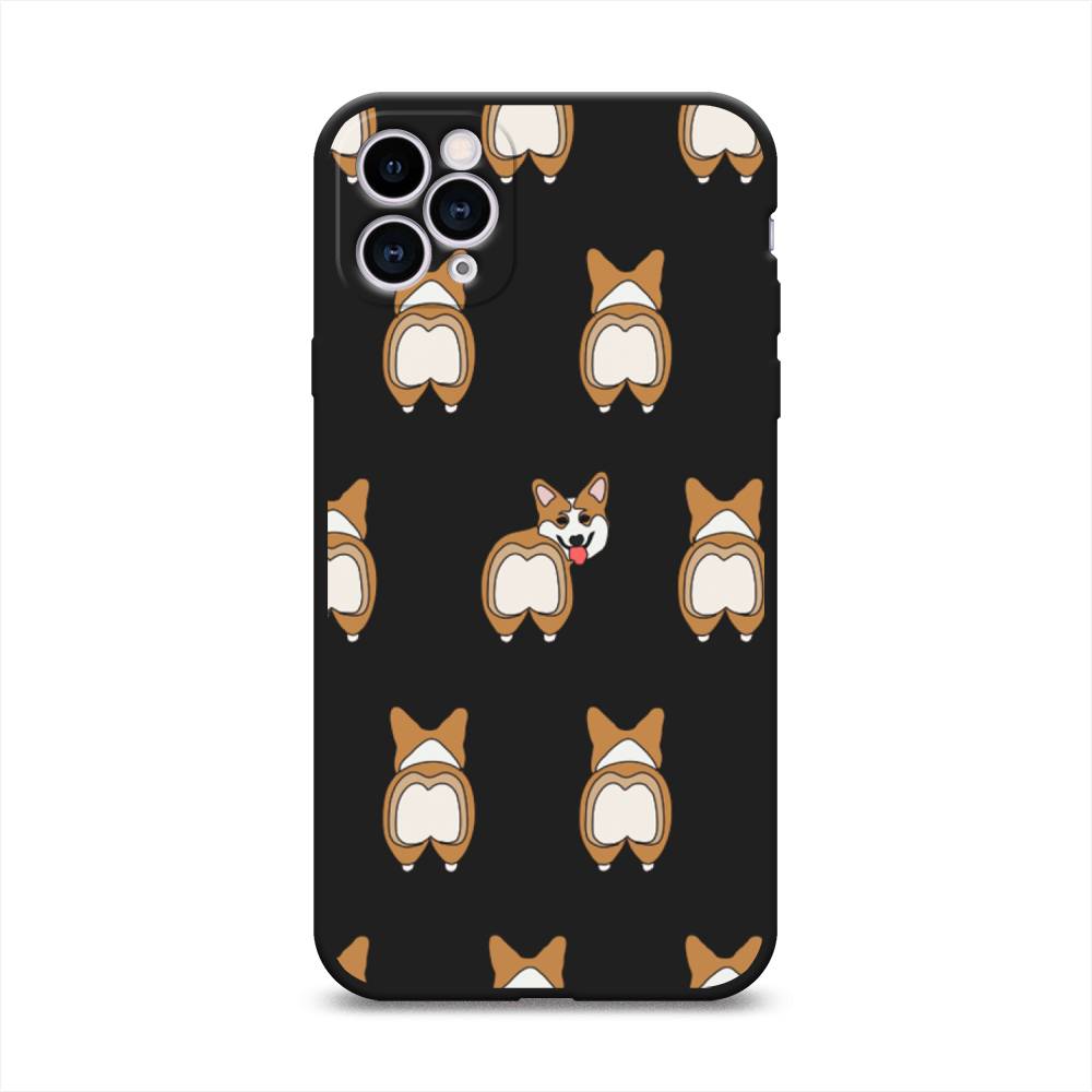 

Чехол Awog на Apple iPhone 11 Pro Max / Айфон 11 Pro Max "Милый корги фон", Разноцветный, 12252-1