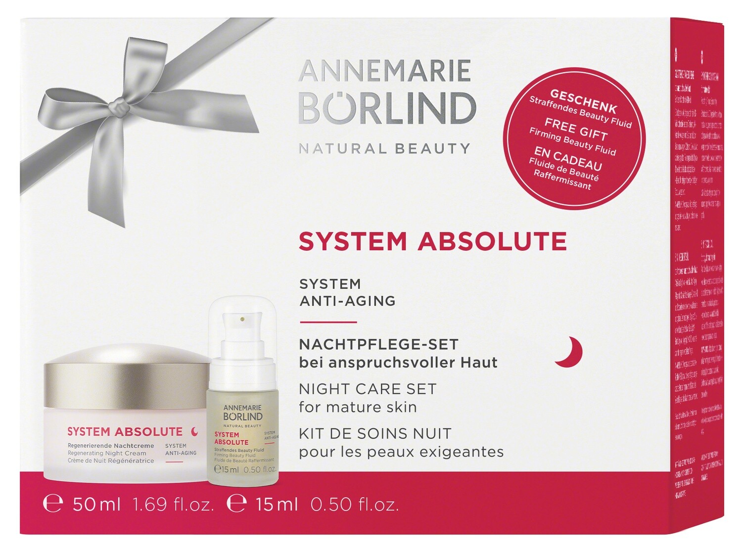 Купить Набор System absolute Ночной (крем 50 мл + флюид 15 мл), Крем для кожи, Annemarie Borlind