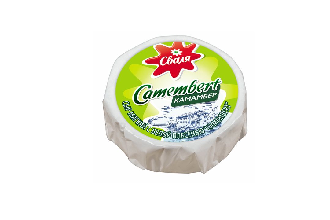 Сыр мягкий Сваля Camembert с белой плесенью 45% БЗМЖ 125 г