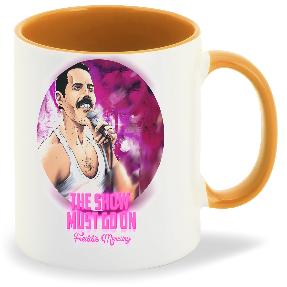 

Кружка CoolPodarok Легенда The Show Must Go On, Легенда The Show Must Go On