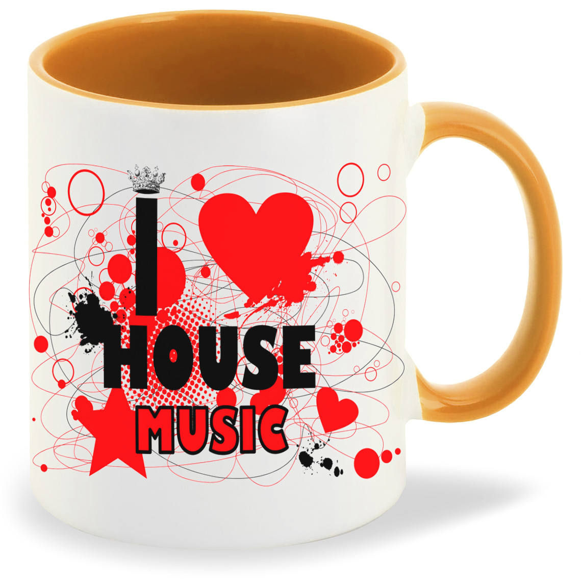 

Кружка CoolPodarok I love house music, I love house music