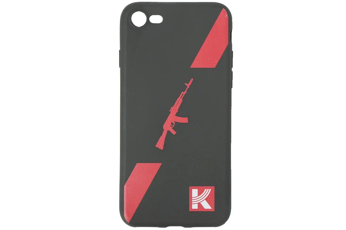 

Чехол КАЛАШНИКОВ для Apple iPhone 7/iPhone 8 Black/Red, Черный;красный, КАЛАШНИКОВ ОТК1000096