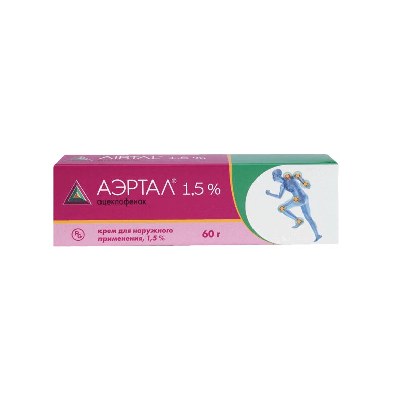 

Аэртал крем 1,5% туба 60 г