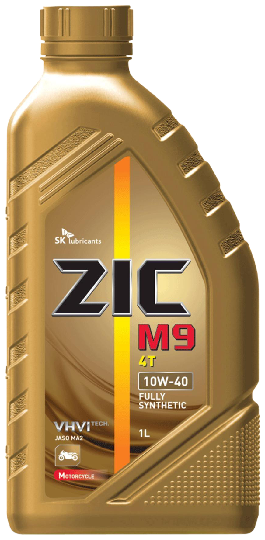 ZIC M9 4T 10W40 (1L)_Моторное масло для мото синт. API SN, JASO MA2