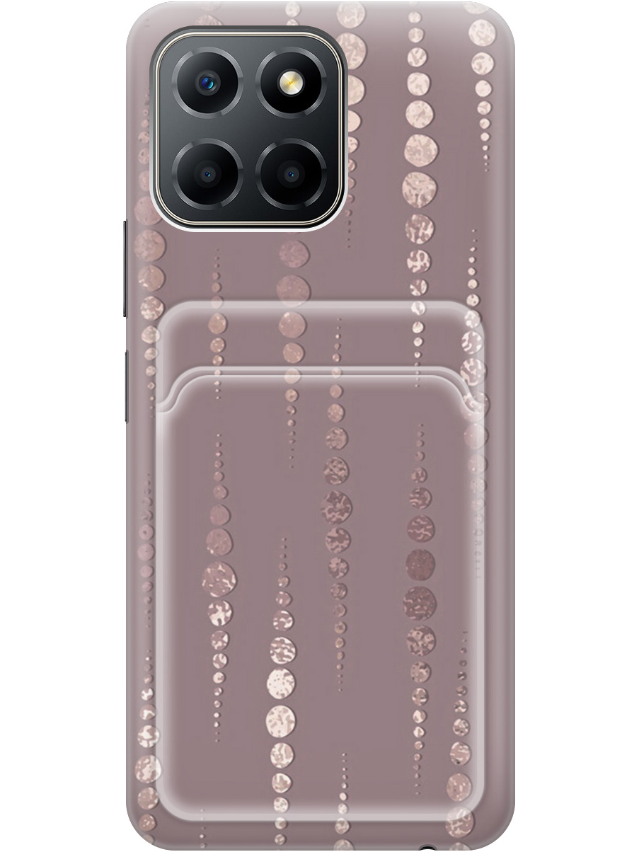 

Силиконовый чехол на Honor X6 / X8 5G с рисунком "Монеты в розовых песках", Белый;розовый, 20011982