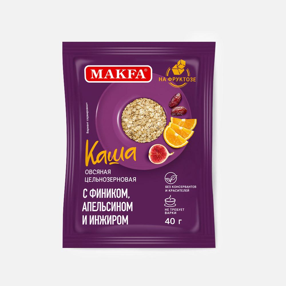 Каша Makfa овсяная финик-апельсин-инжир не требующая варки 40 г