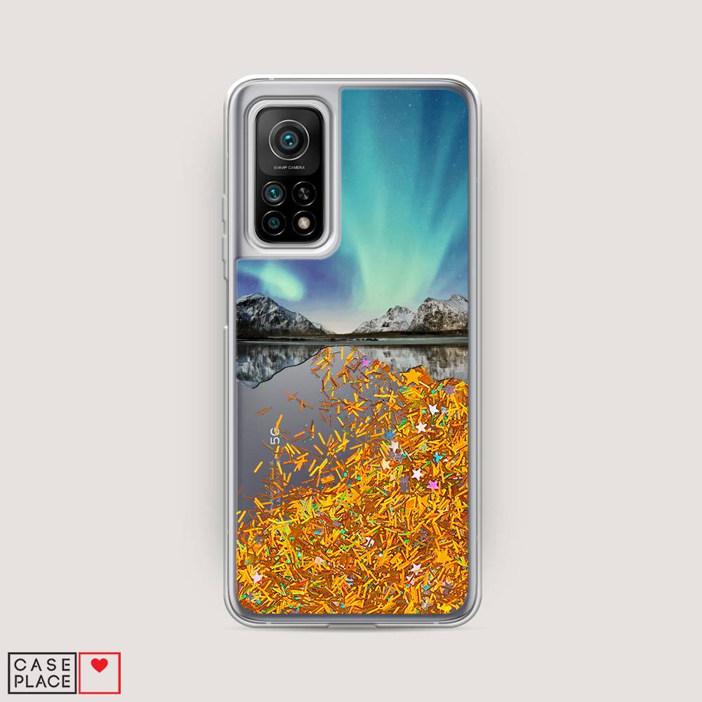 

Чехол Awog на Xiaomi Mi 10T/Mi 10T Pro "Горное озеро и сияние", Разноцветный, 37790-1