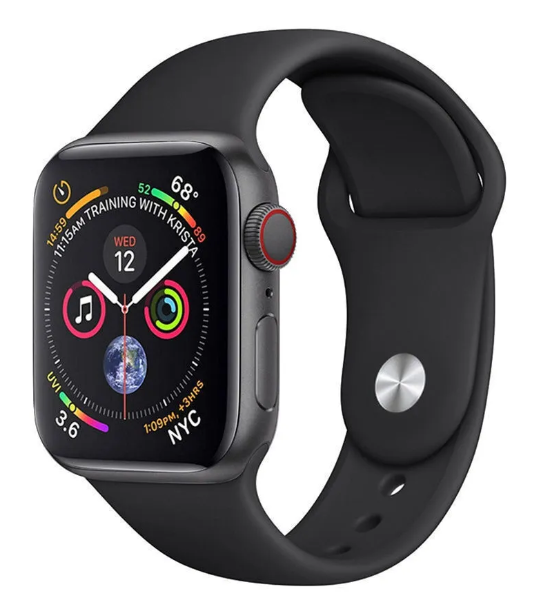 

Ремешок на руку для Apple Watch 38/40/41 мм, Silicon, черный