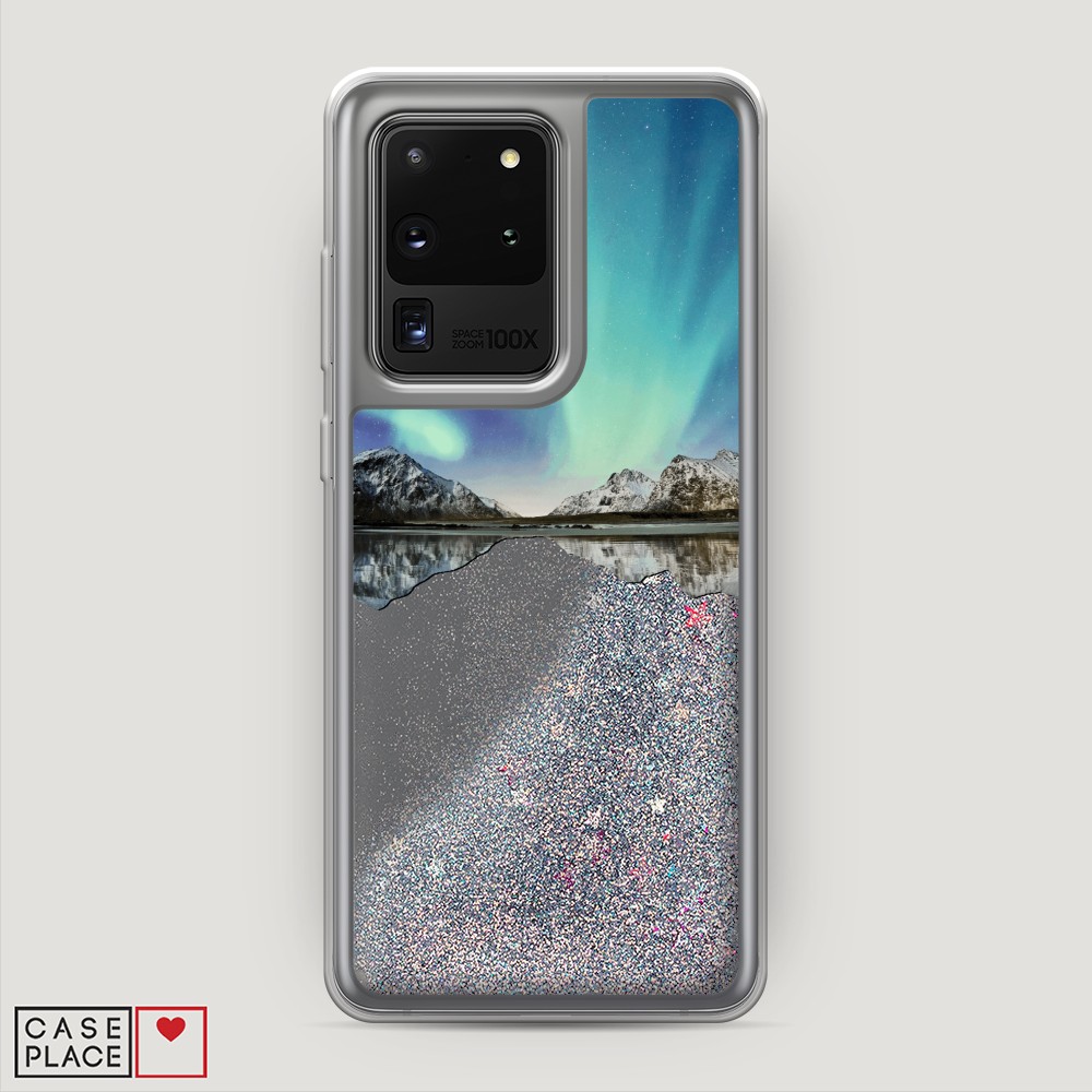 

Чехол Awog на Samsung Galaxy S20 Ultra "Горное озеро и сияние", Разноцветный, 29491-1