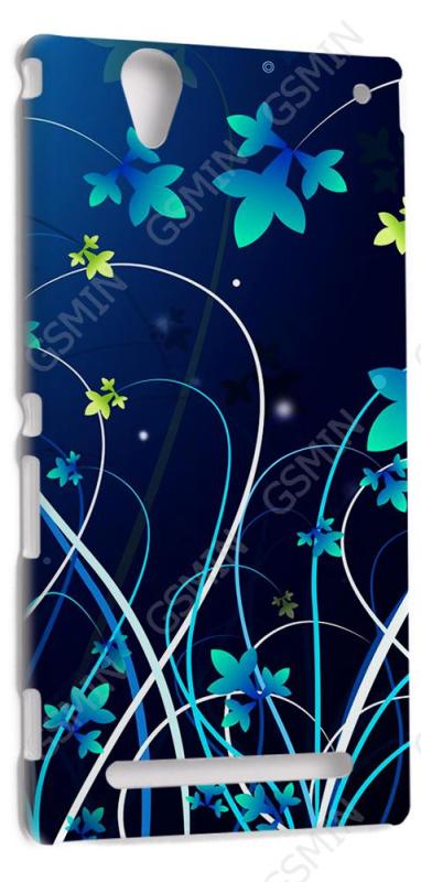 фото Чехол-накладка для sony xperia t2 ultra dual (белый) (дизайн 176) gsmin