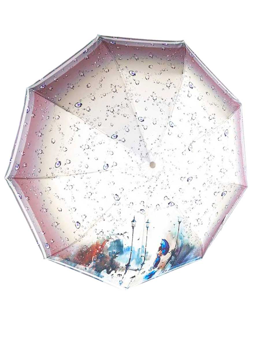 

Зонт женский Popular Umbrella 236 серо-розовый, 236