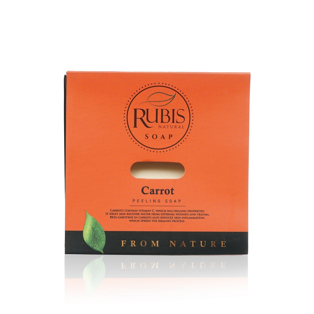 Мыло туалетное Rubis From Nature Nature Carrot 125г soleo крем автобронзатор с каротиновым маслом wild tan sexy carrot bronzer 15 мл