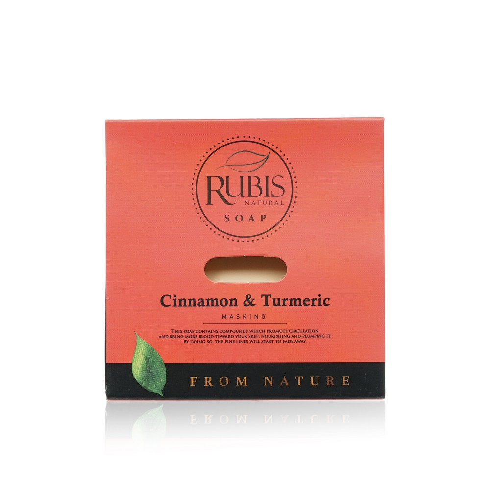 Мыло туалетное Rubis From Nature Cinnamon & Turmeric 125г мыло туалетное rubis cocoa butter 125г
