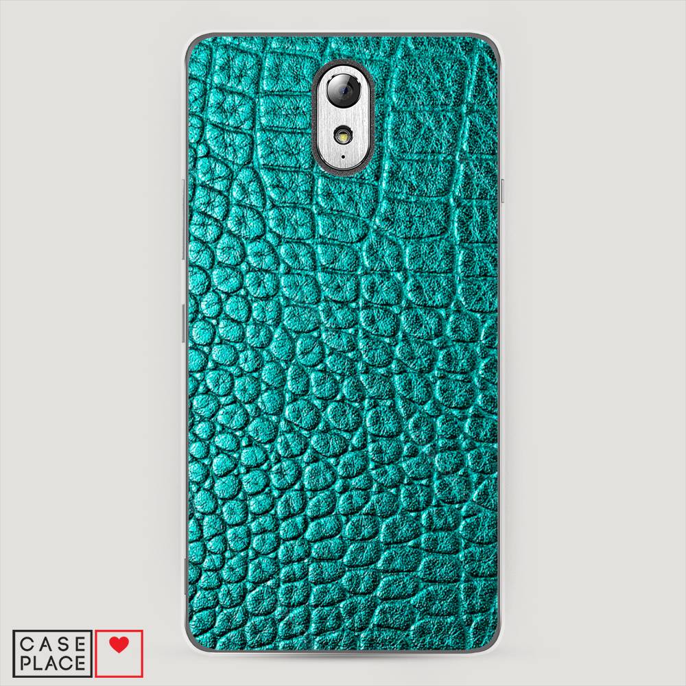 

Чехол Awog на Lenovo Vibe P1m / Леново Vibe P1m "Бирюзовая змея", 111350-3