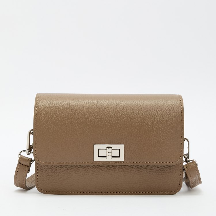 

Сумка женская Diva`s Bag TR338 серо-коричневая, Коричневый, TR338