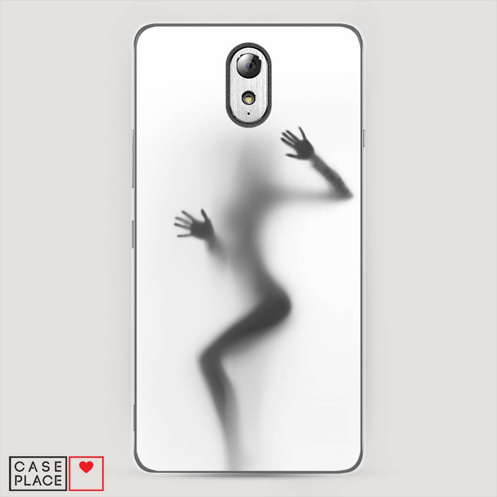 

Чехол Awog на Lenovo Vibe P1m / Леново Vibe P1m "Девушка в душе", Серый;белый;черный, 111350-7