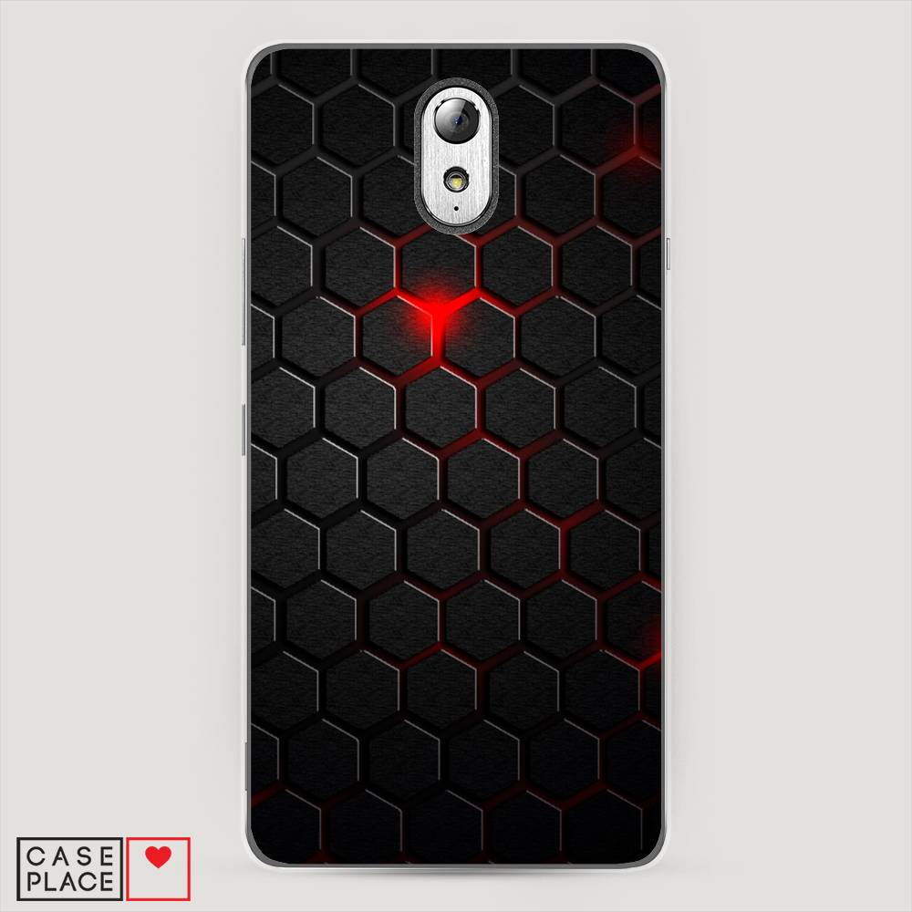 

Чехол Awog "Фон соты красные" для Lenovo Vibe P1m, 111350-3