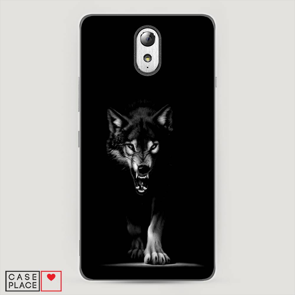 

Чехол Awog на Lenovo Vibe P1m / Леново Vibe P1m "Волк выходит из ночи", Серый;черный;белый, 111350-1