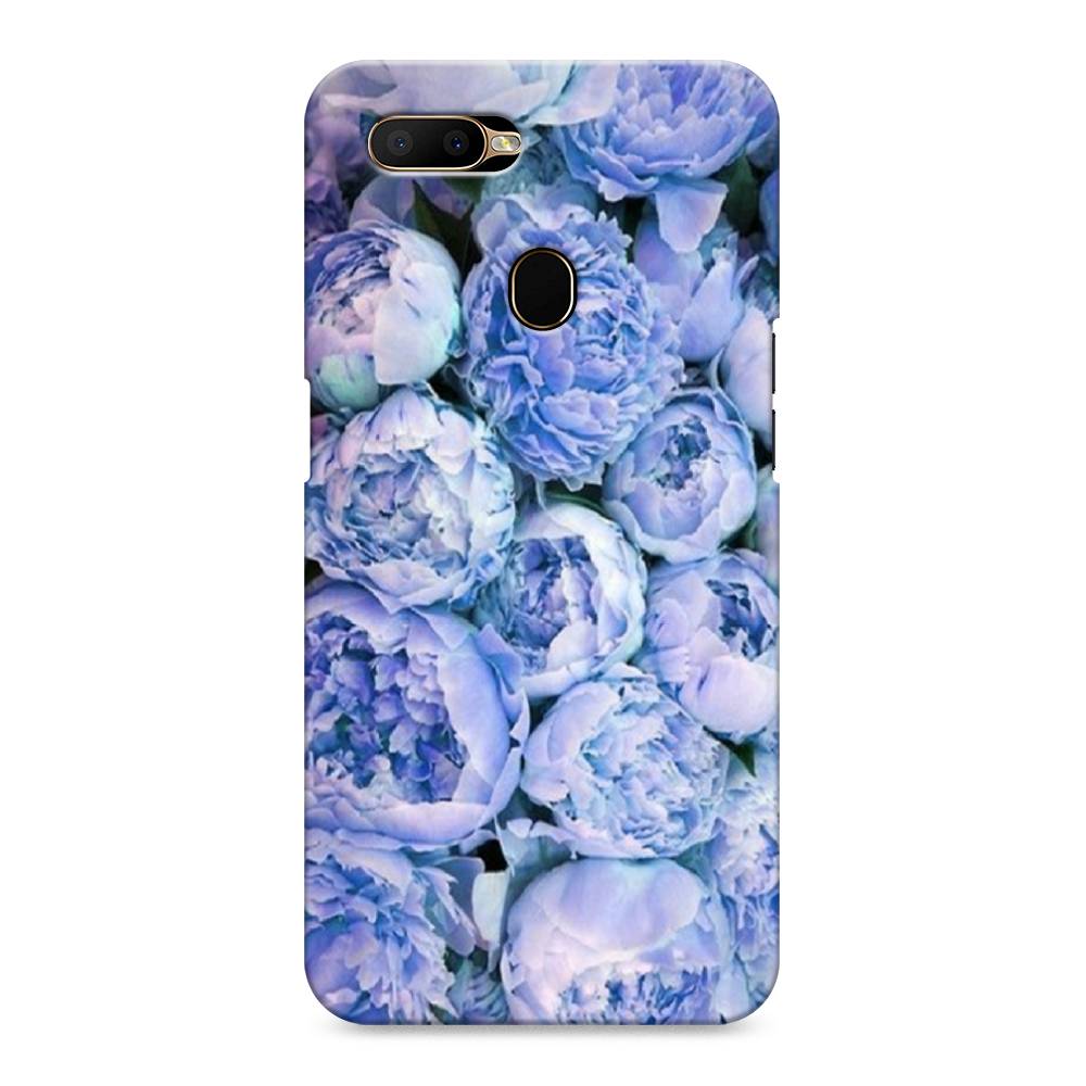 

Пластиковый чехол "Пионы голубые" на Oppo A5s, 252320-6