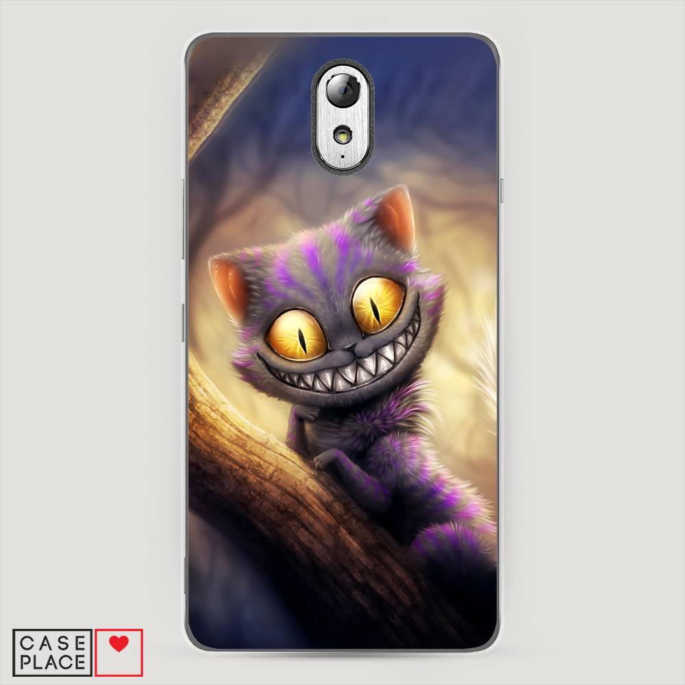 

Чехол Awog на Lenovo Vibe P1m / Леново Vibe P1m "Cheshire Cat", Фиолетовый;желтый, 111350-1