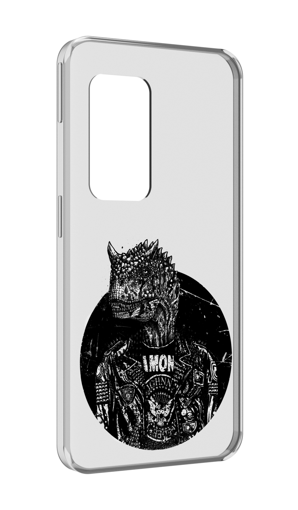 

Чехол MyPads динозавр в куртке для UleFone Power Armor X11 Pro, Прозрачный, Tocco