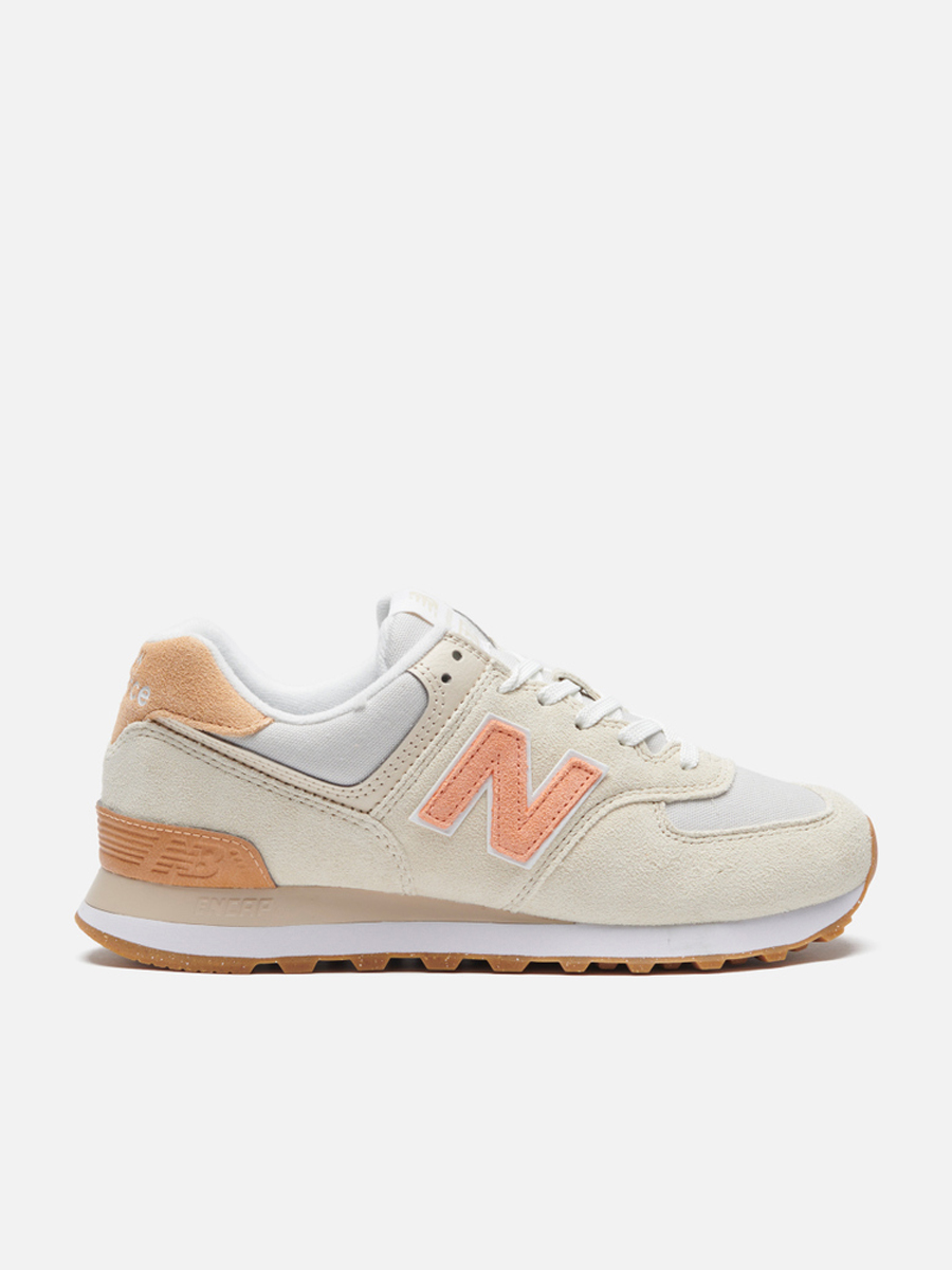 фото Кроссовки женские new balance 574 beach cruiser бежевые 36 eu