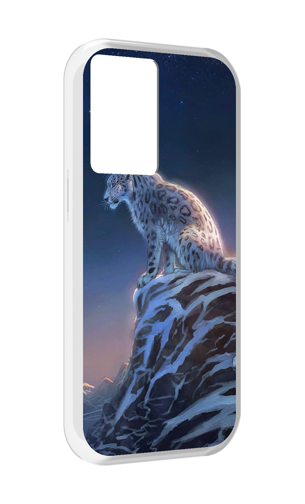 

Чехол MyPads Одинокий-Барс для OnePlus Nord N20 SE, Прозрачный, Tocco